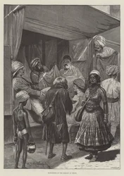 Bargaining in the Bazaar at Delhi